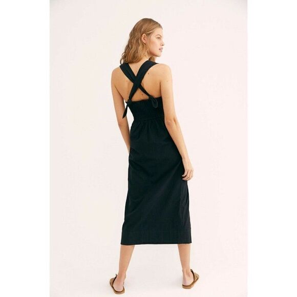 NWT FREE PEOPLE ENDLESS SUMMER CALABAZA MIDI DRESS - Picture 2 of 3